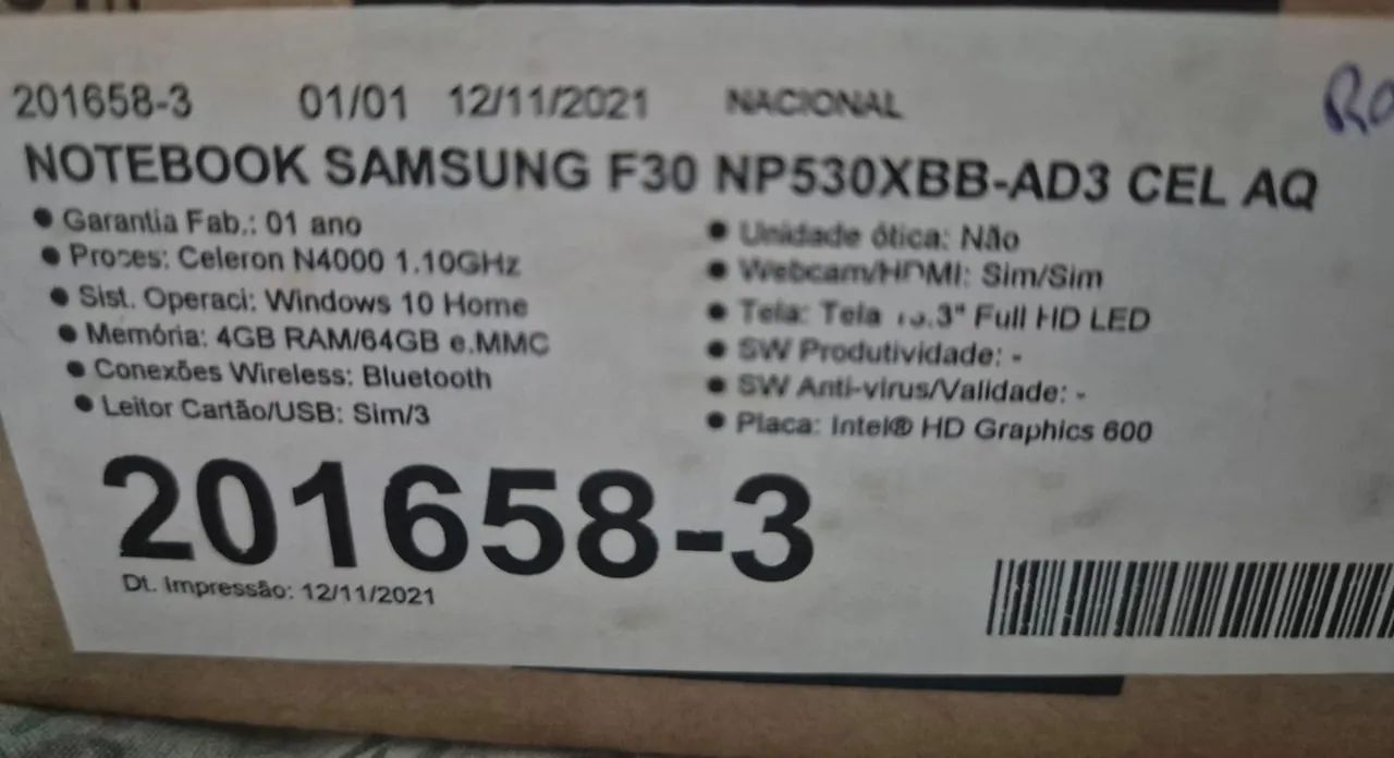 Notebook Samsung  - Foto 2