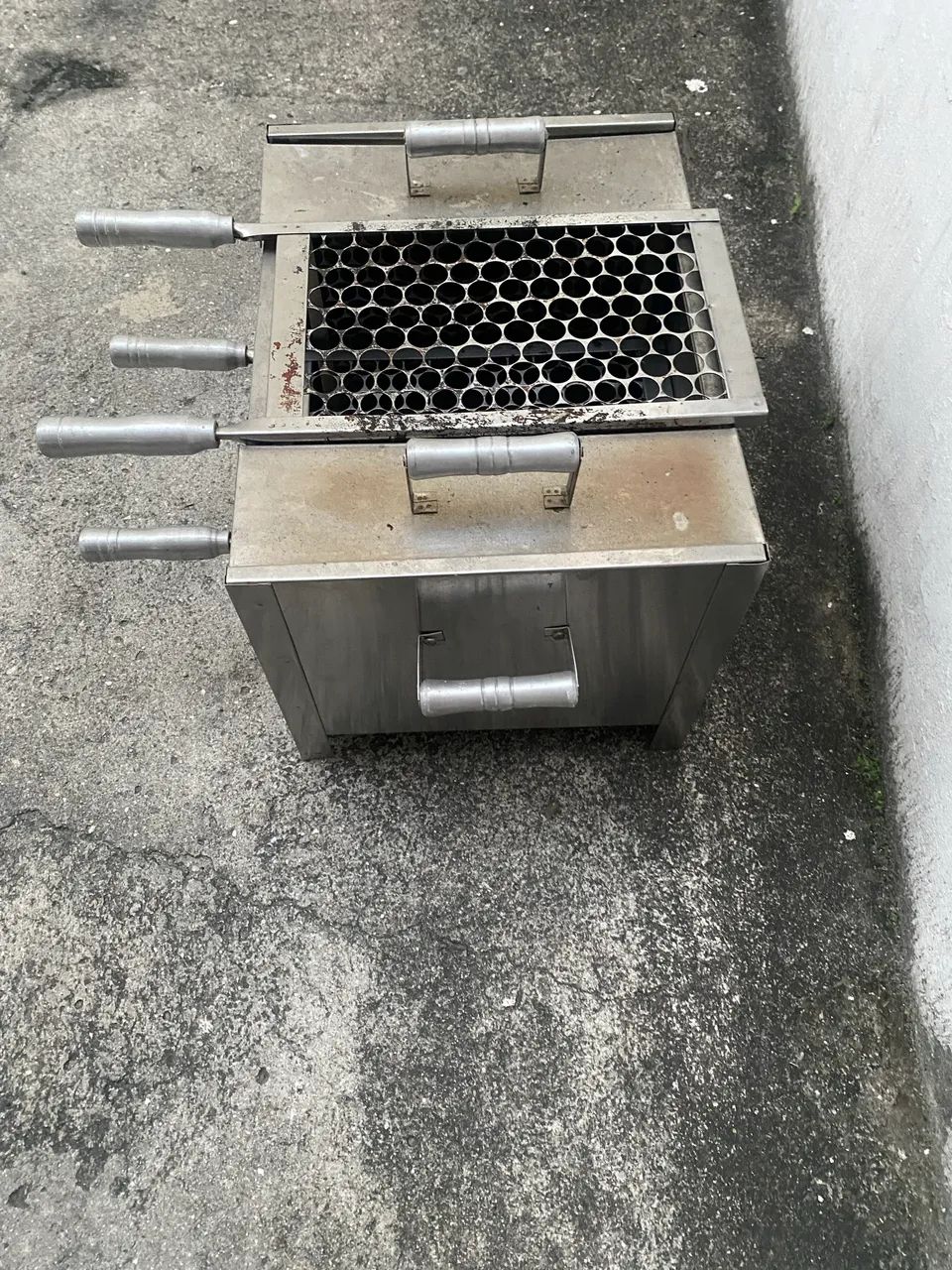 Churrasqueira sem fumaça de Aço inoxidável 