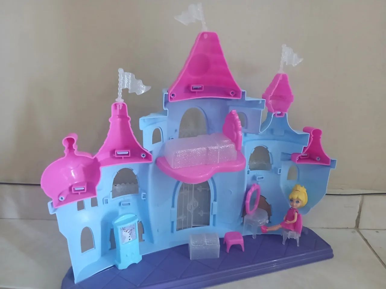 Castelo de Gelo  Completo + Polly Original + Acessórios - Foto 2