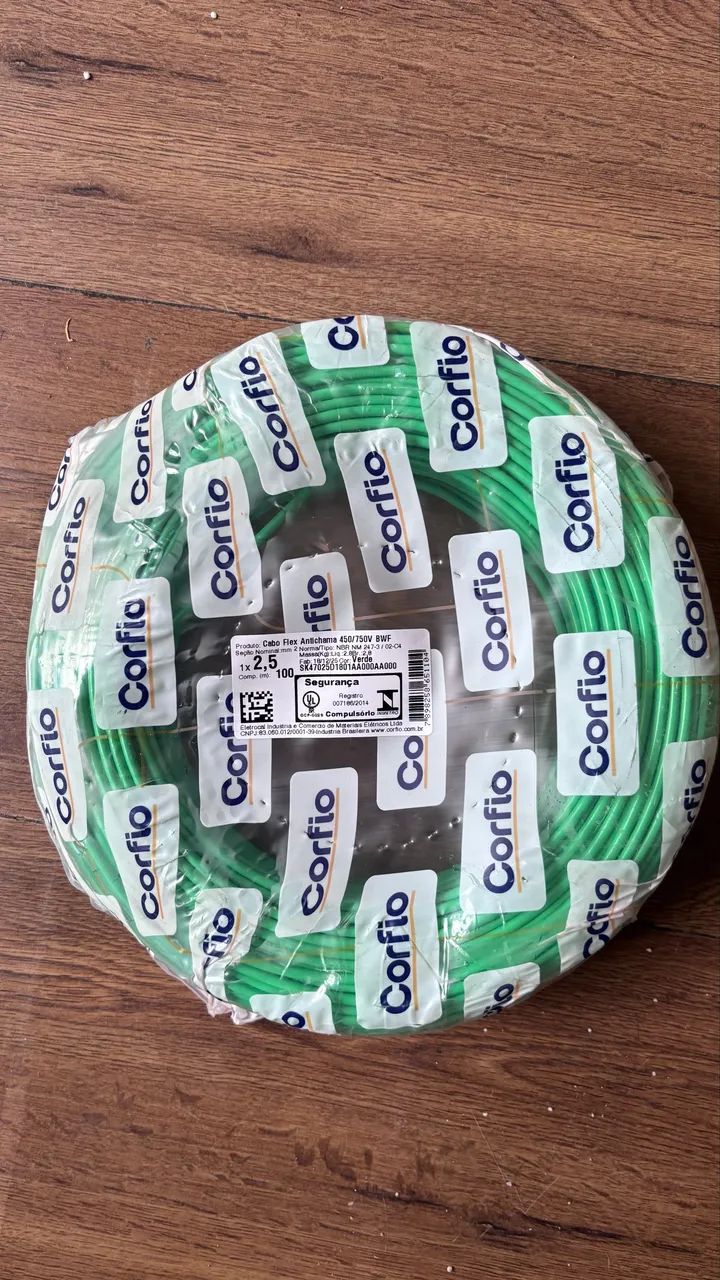 Kit cabos elétricos corfio 