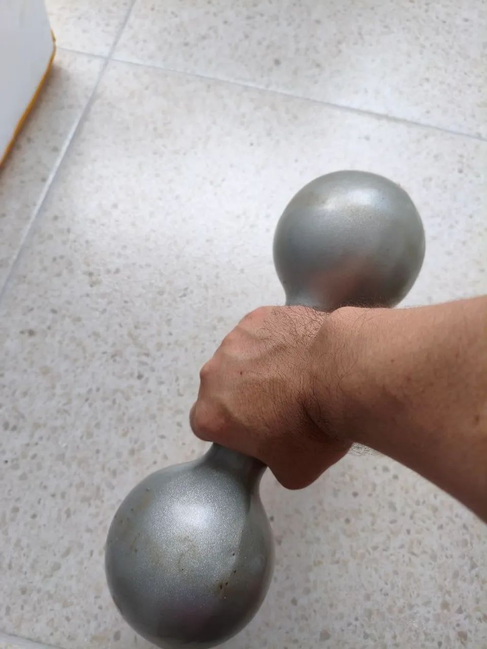 Halter de 7 kg cor cinza 