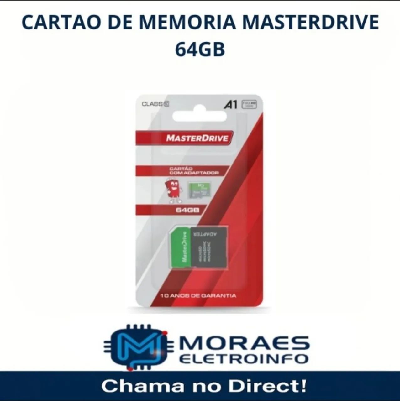 Cartão de Memória MasterDrive 64GB