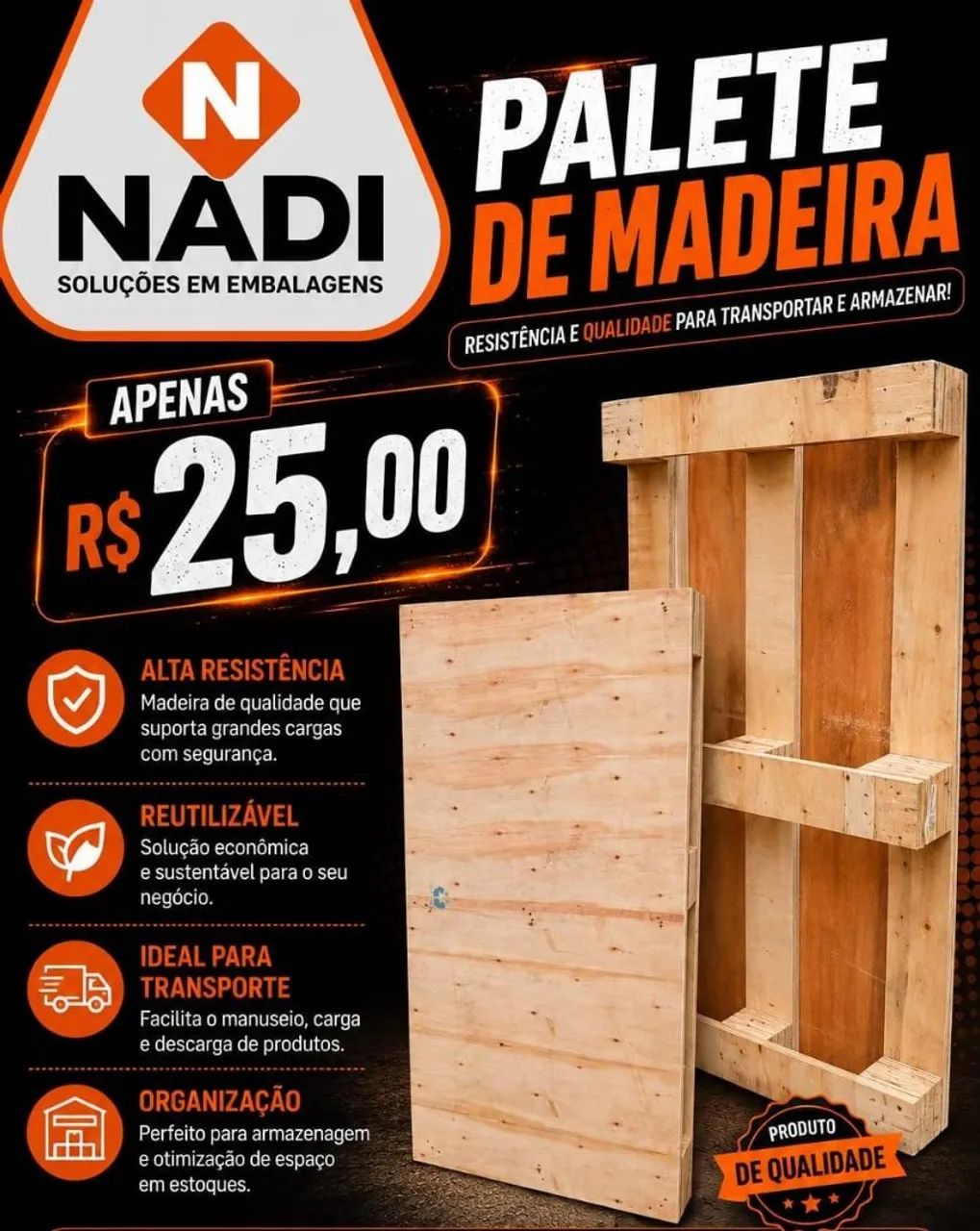 pallet de compensado 80 por 1,20 - Foto 3