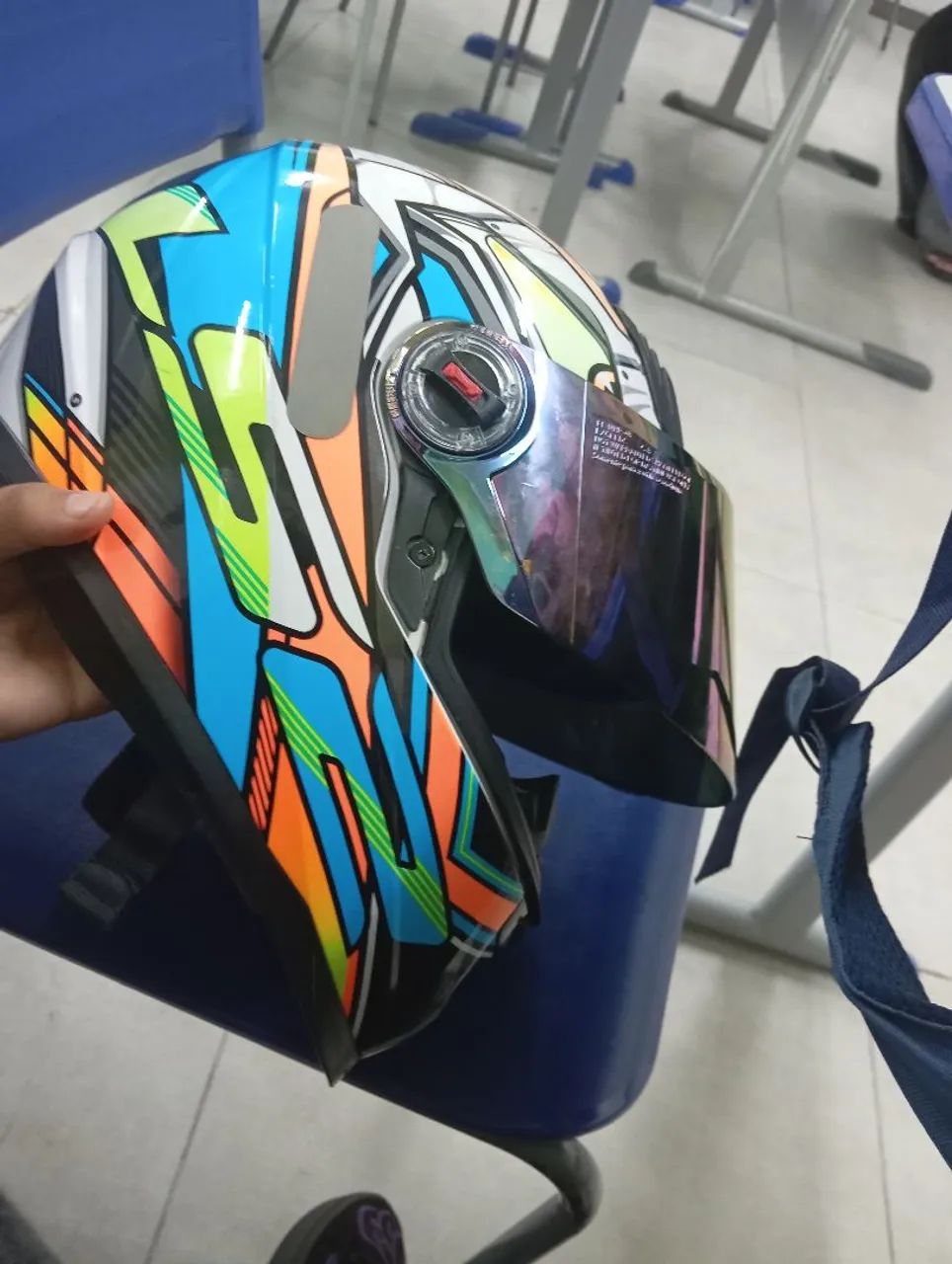 Capacete  é o LS2 FF358 Xdron Neon - Foto 4