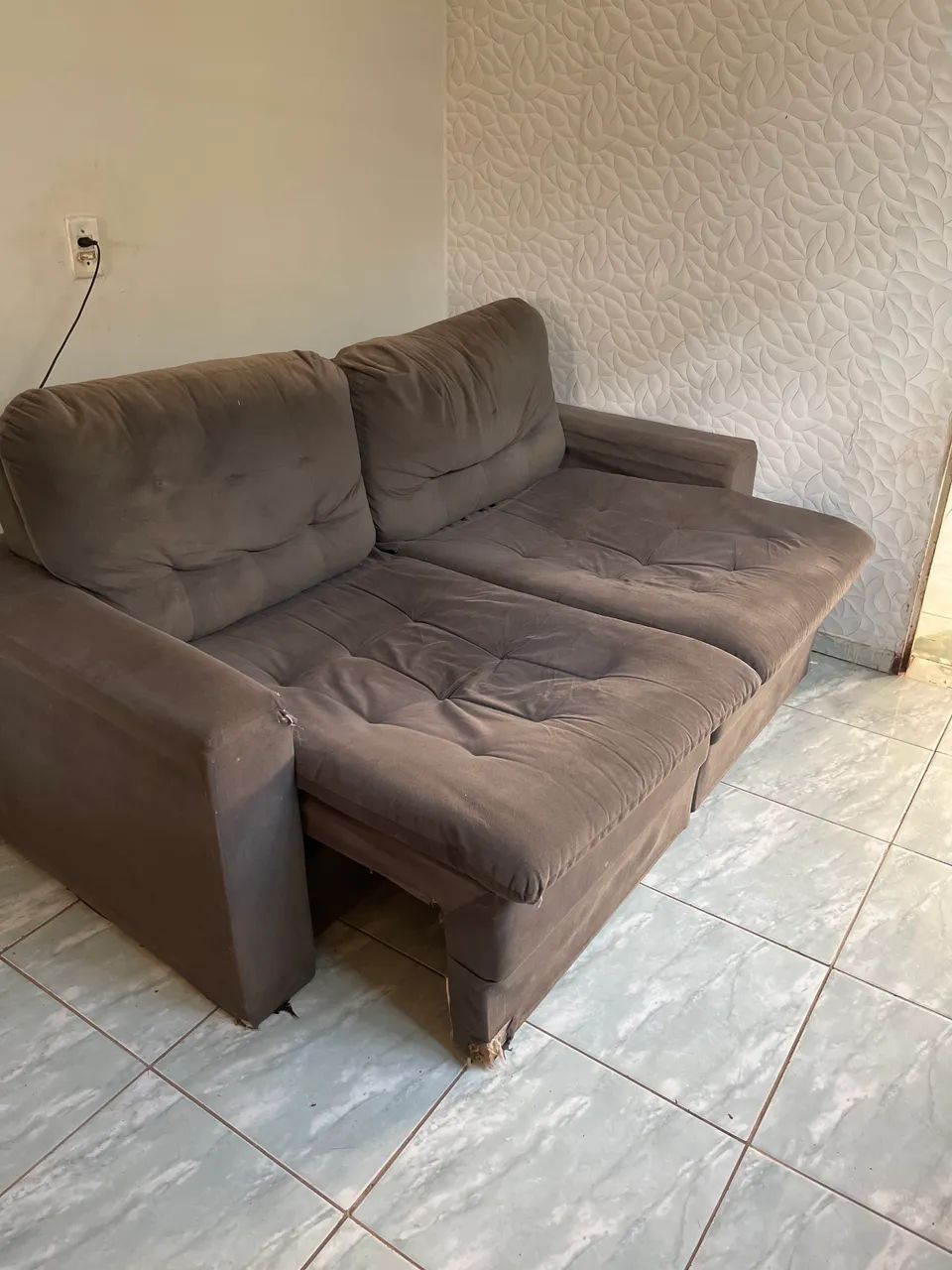 Sofá retrátil, usado  - Foto 2