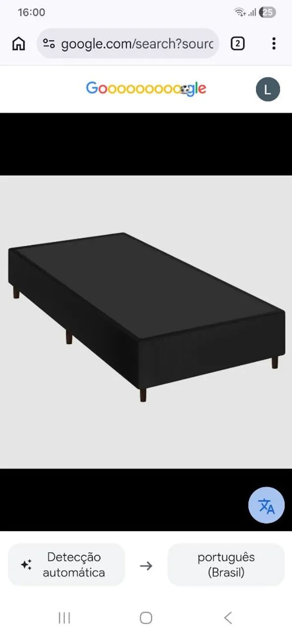 Base cama box solteiro 88