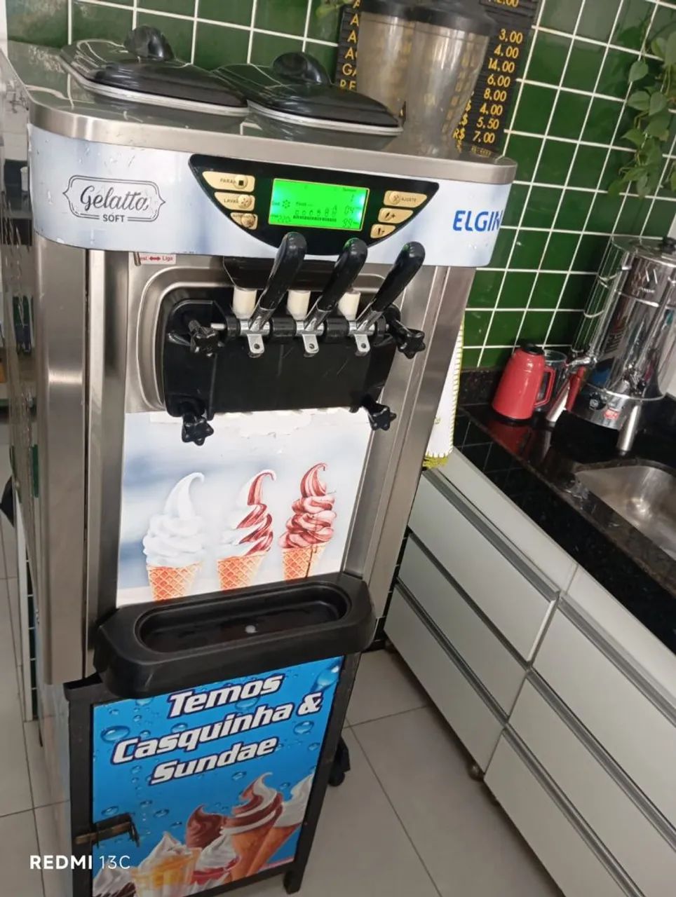 Máquina de sorvete praticamente nova !!! - Foto 4