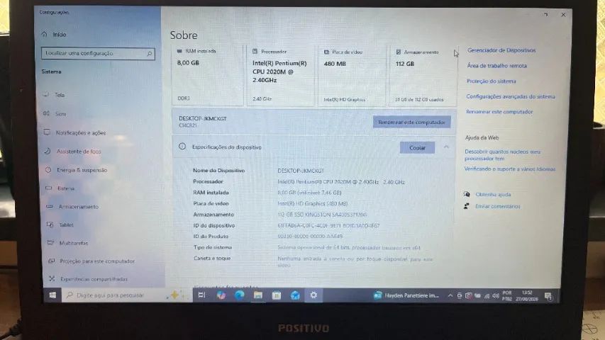 Notebook positivo com upgrades - Foto 2