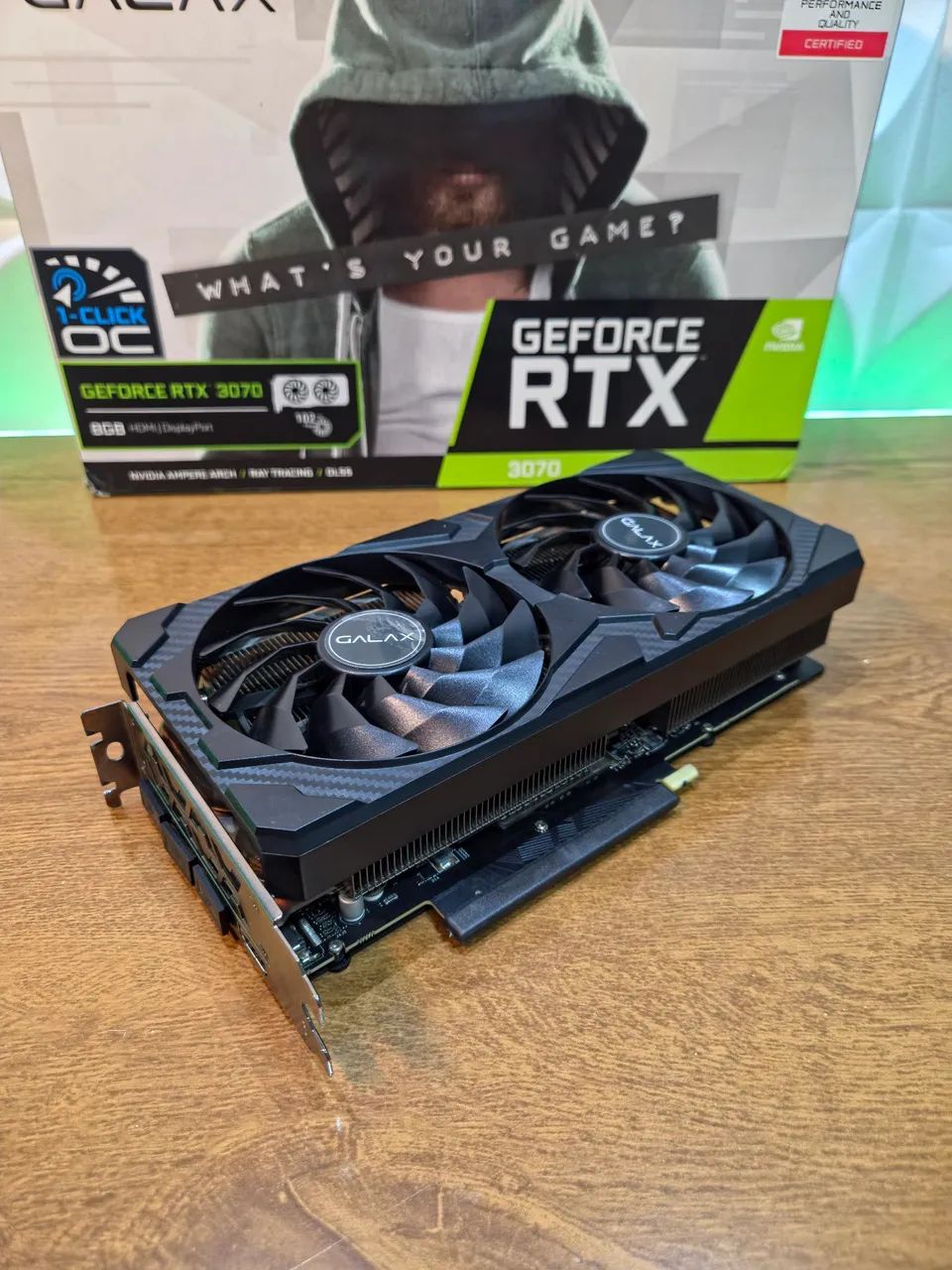 RTX 3070 8GB GALAX 1-CLICK OC GDDR6 - Foto 2
