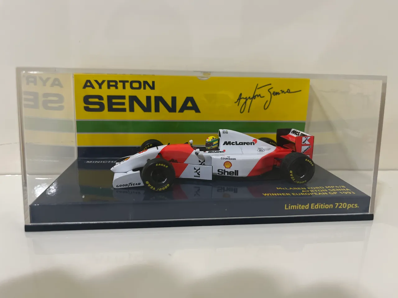 Ayrton Senna 1:43 F1 Minichamps McLaren Ford MP4/8 1993 - Hobbies
