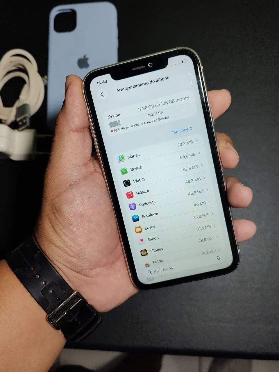 iPhone 11 branco 128gb - Entrega Grátis! - Foto 5