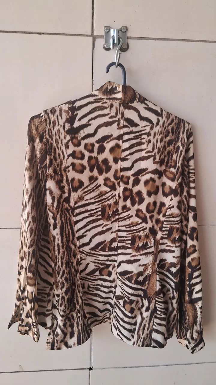 Blazer Seda M usado duas vezes  - Foto 4