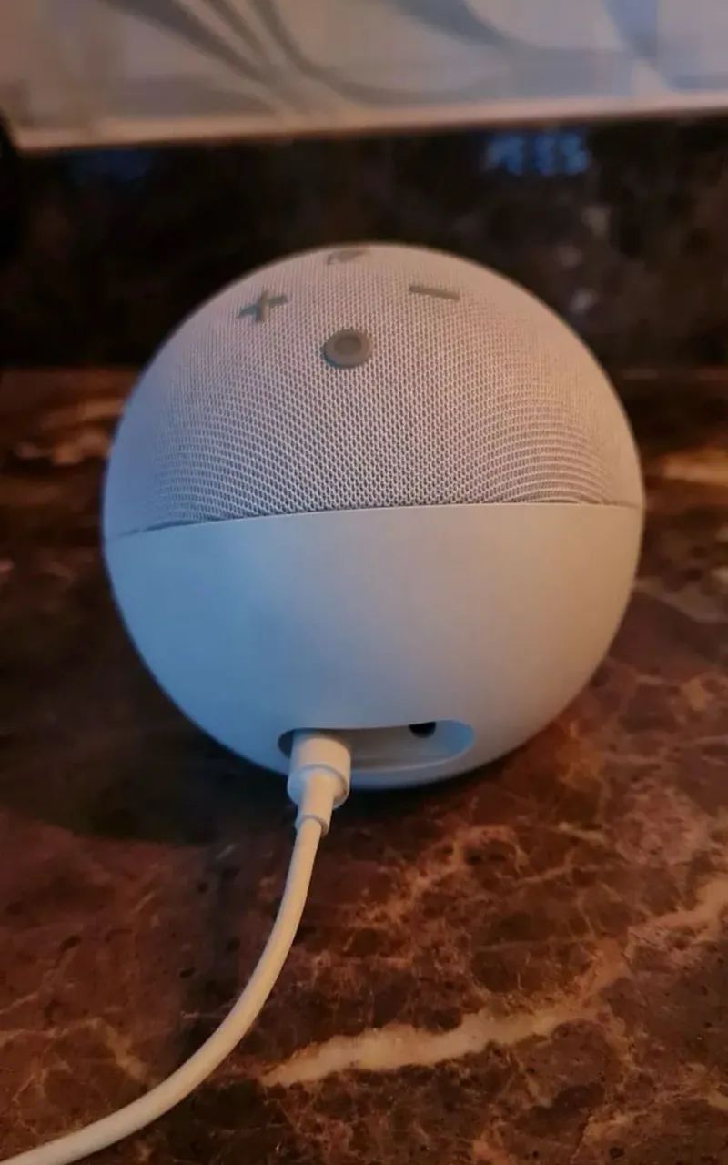 Alexa Echo Dot 5 com relógio  - Foto 4