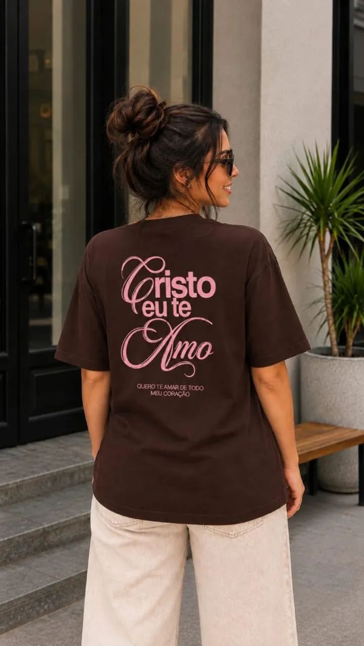 Camiseta Oversized feminina  - Foto 3