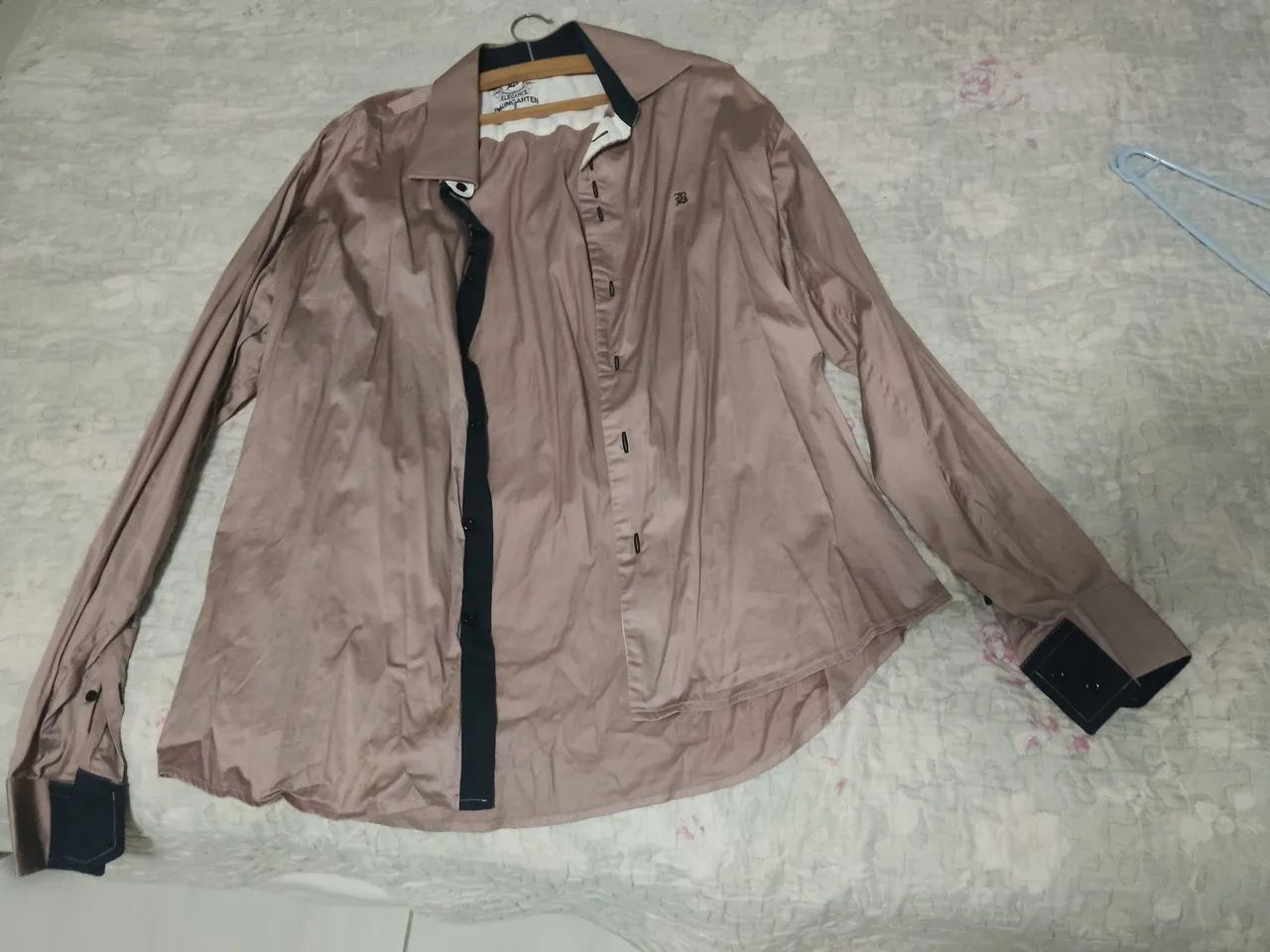 camisa baumgarten 93% algodão 3% elastano - Foto 2