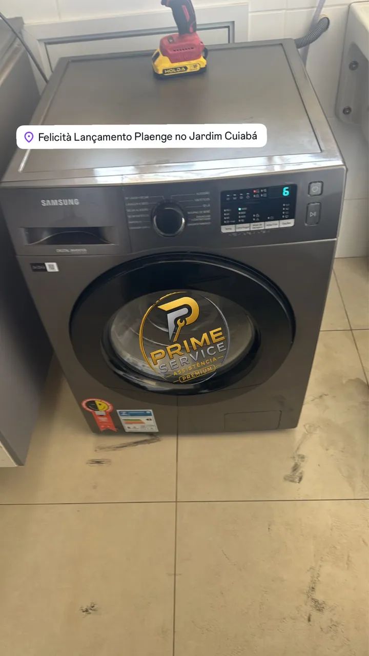 Lavadora lava e seca Samsung Semi Nova  - Foto 2