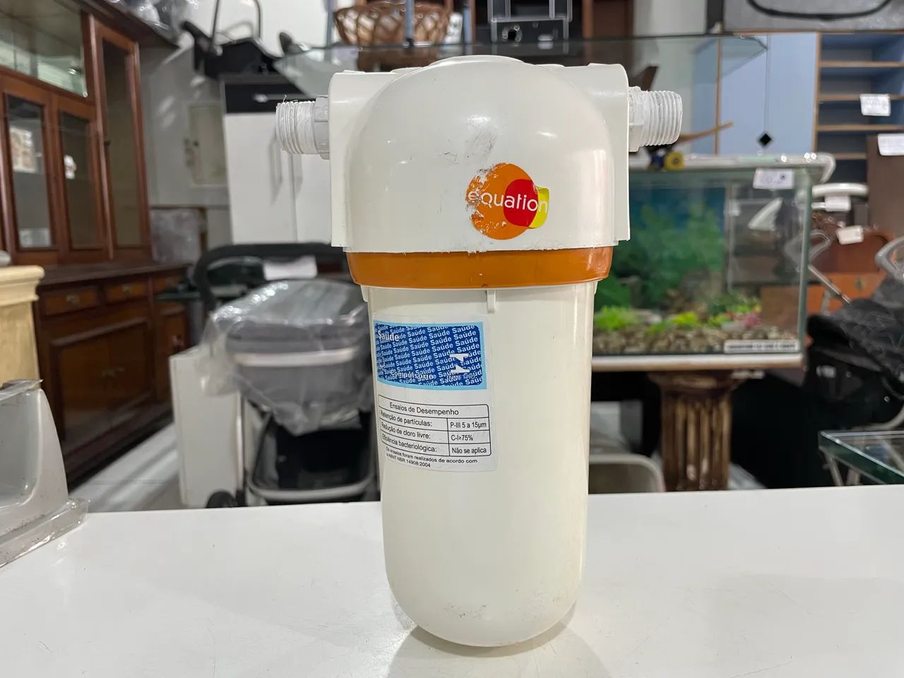 Filtro De Agua Para Caixa D'agua 7 polegadas Branco Equation446558625522657281