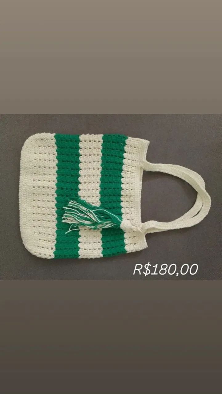 Bolsas em crochê  - Foto 5