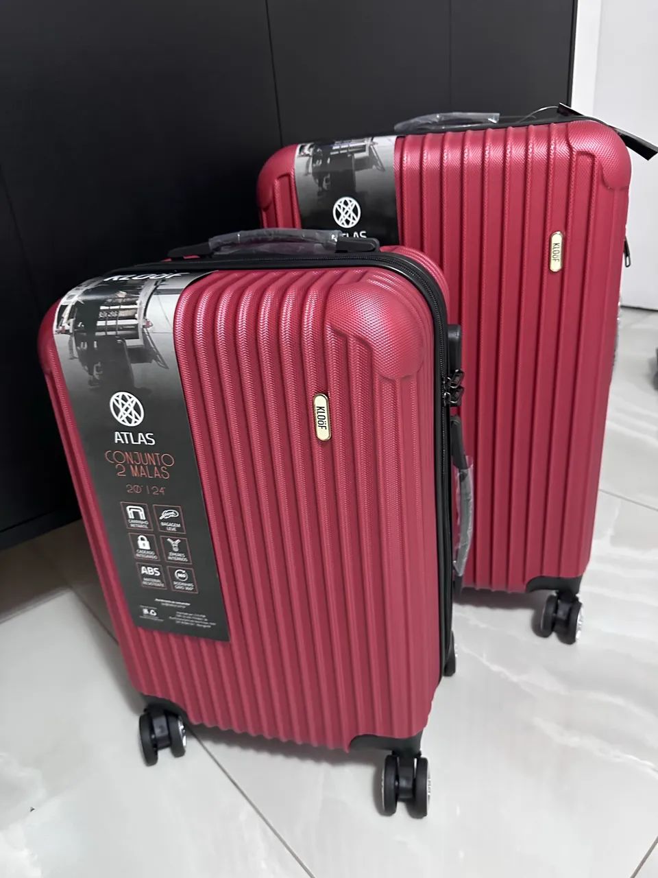 Malas de viagem em abs P e M  - Foto 4