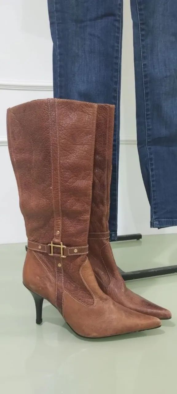 Bota de couro 