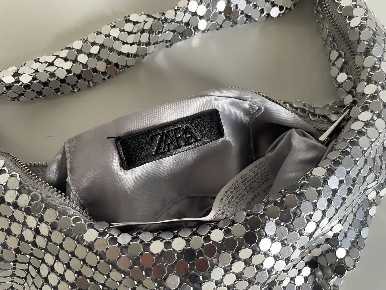 Bolsa Zara Prata - Foto 3