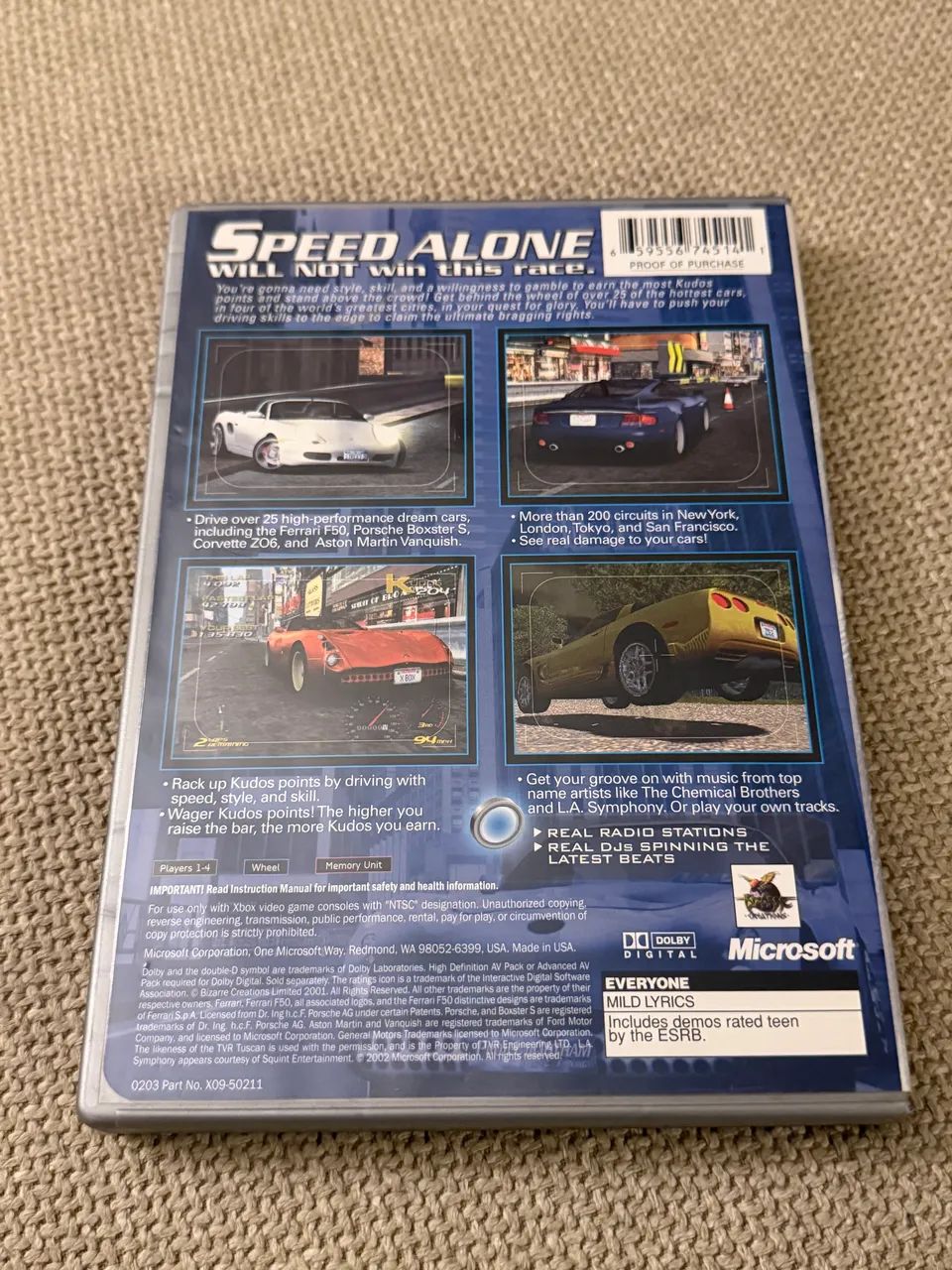 Project Gotham Racing PGR 1 Xbox Clássico - Foto 2