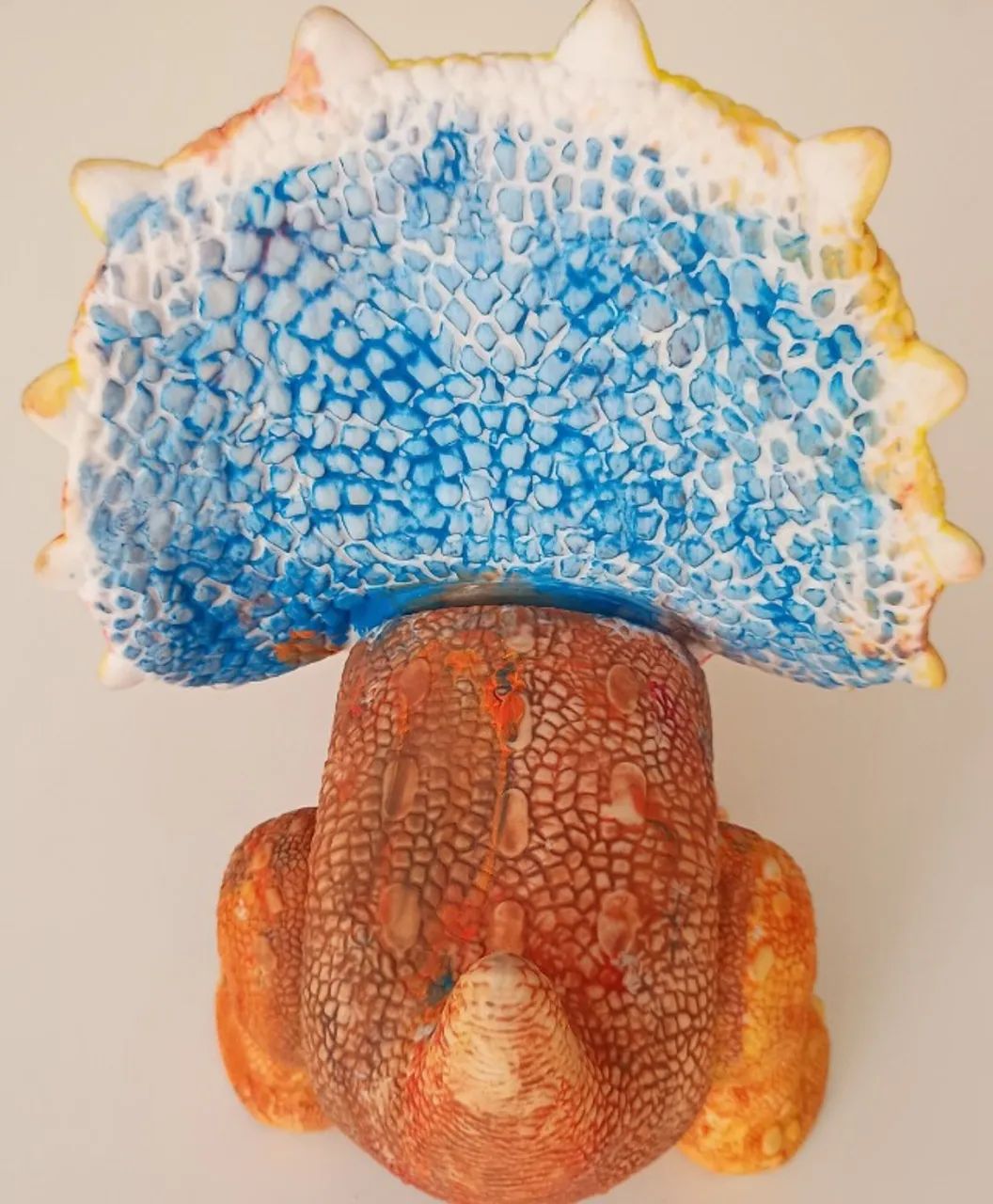 Boneco - Dinossauro Triceratops Colorido - Foto 4