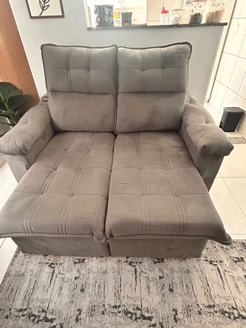 Sofá retrátil seminovo  - Foto 2