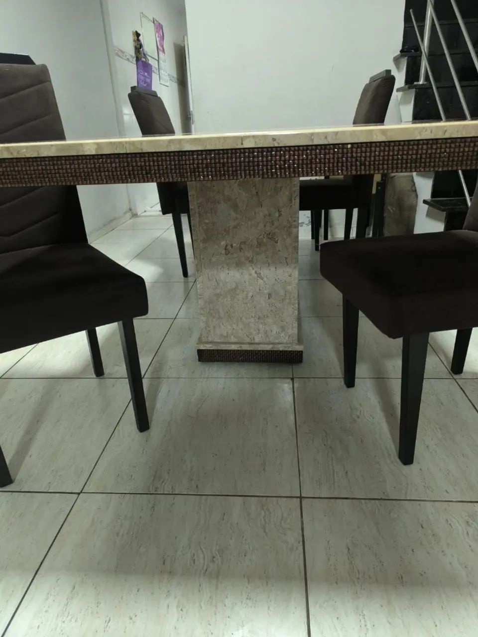 Mesa mármore travertino  - Foto 3