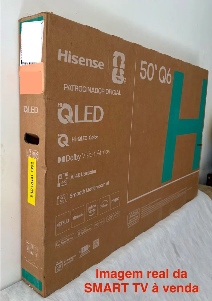 Smart TV Hisense (50 polegadas | QLED | 4K | WiFi) **NOVA | NA CAIXA | LACRADA** - Foto 2