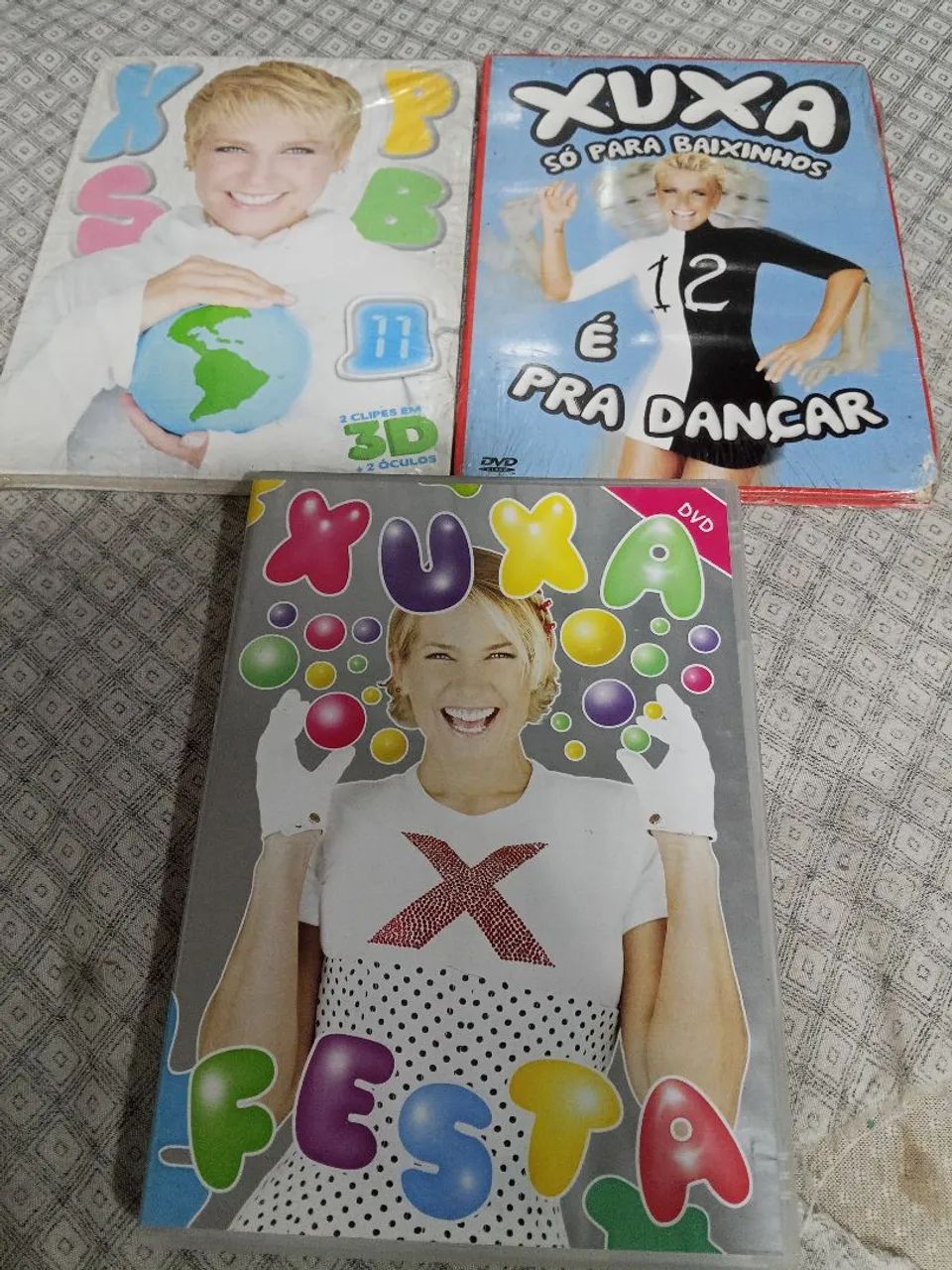Kit 3 Dvds Xuxa 