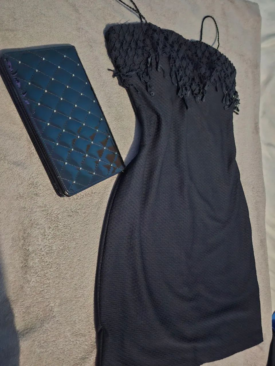 Vestido colado e macaquinho tam.38 