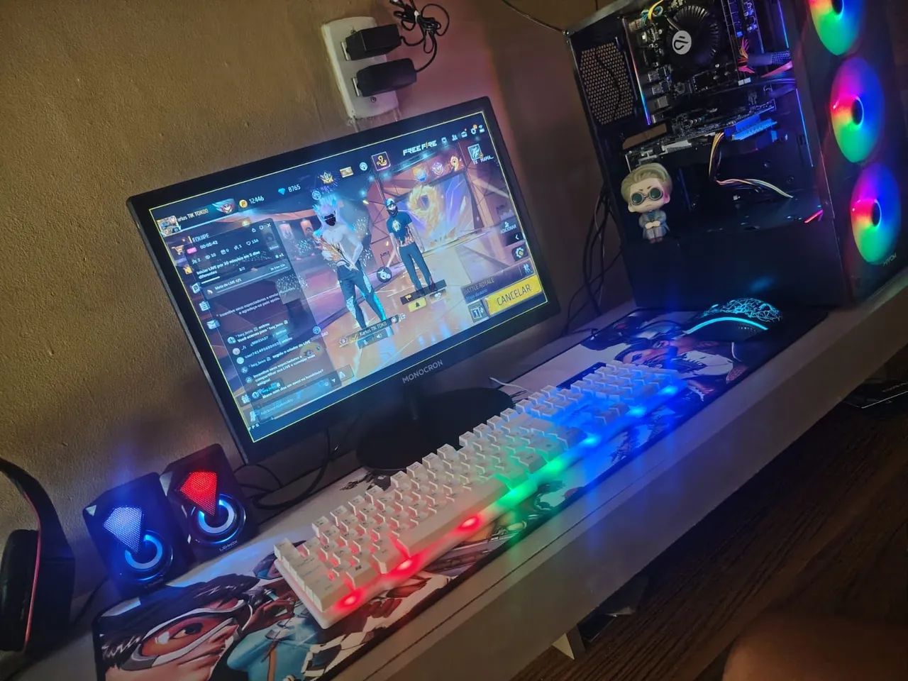 Pc gamer completo com tudo que voce imaginar ?