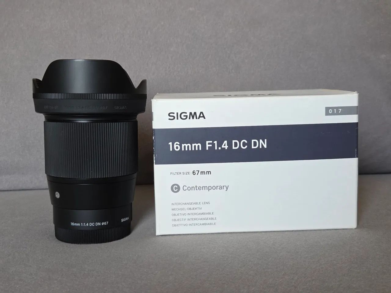 Lente Sigma 16mm F 1.4 DC DN - APS-C for Sony - Acessórios para