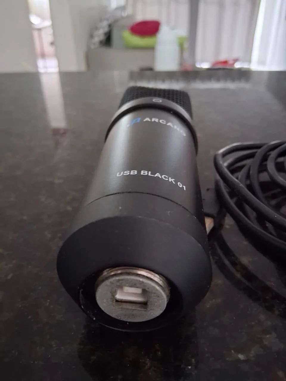 Microfone USB Arcano AM-BLACK-1 Condensador - Foto 5