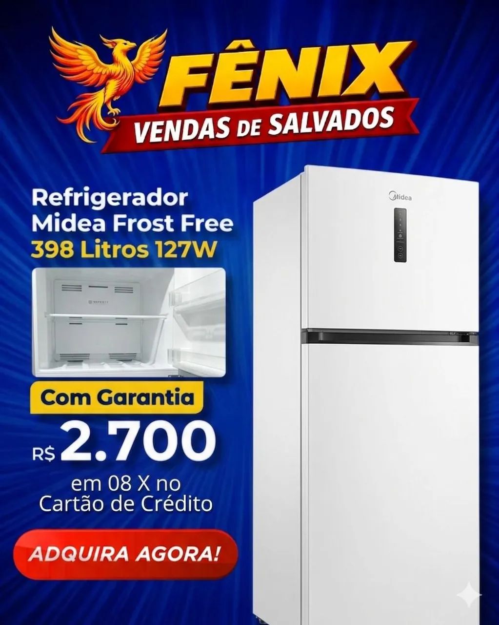 Refrigerador mideia normal 
