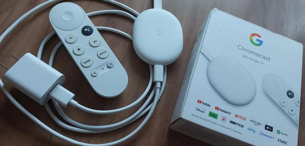 Chrome Cast 4 4k google branco ( Estado de novo) - Foto 3
