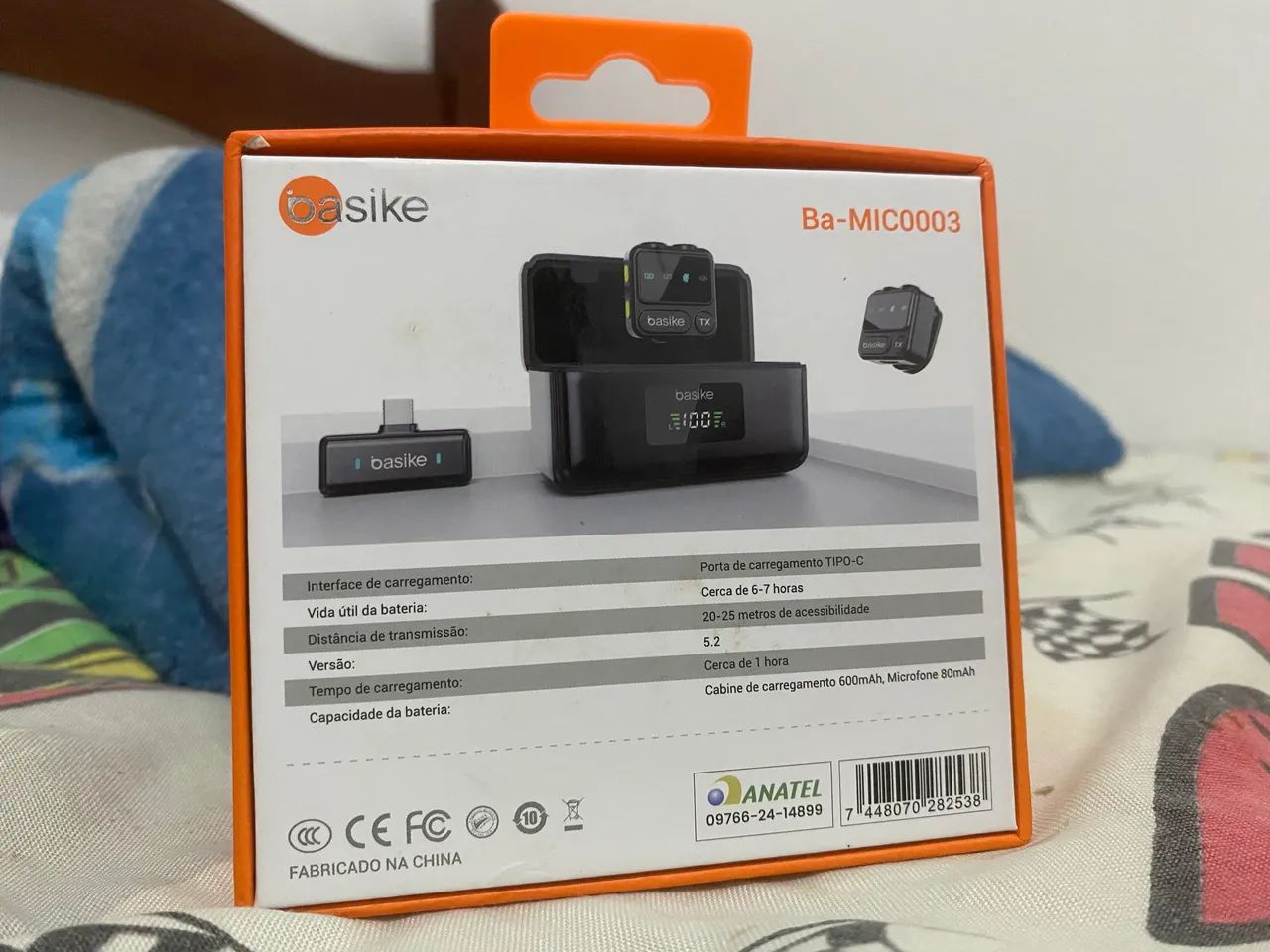 Microfone de Lapela Basike MIC-0003 - Foto 3