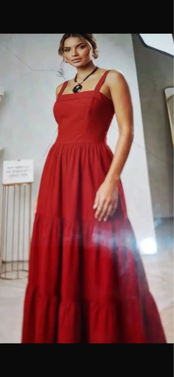 Vestido longo em viscolinho - escolha o modelo e a cor