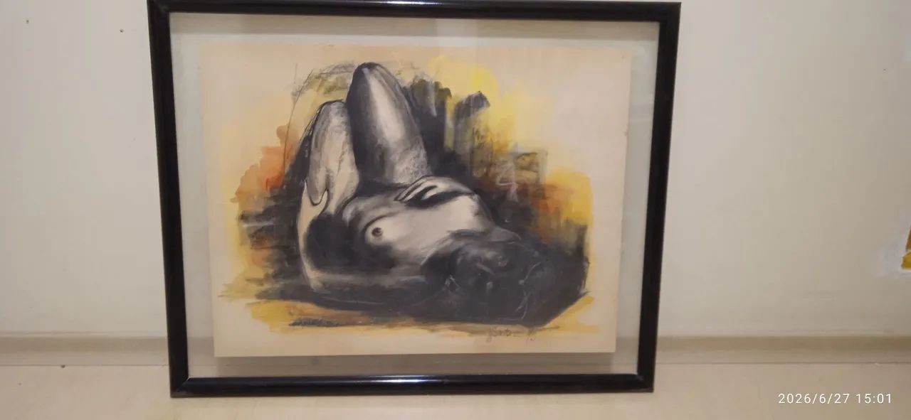 Quadro com mulher 