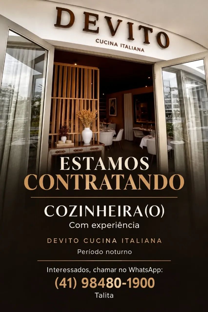 Cozinheira (a) com experiencia
