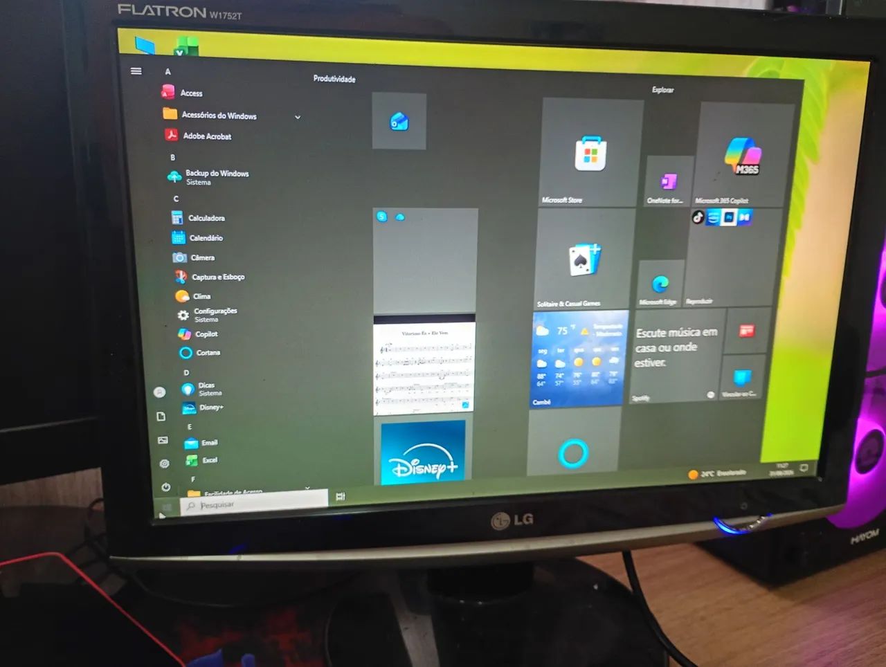 Monitor LG - funcionando perfeitamente  - Foto 4