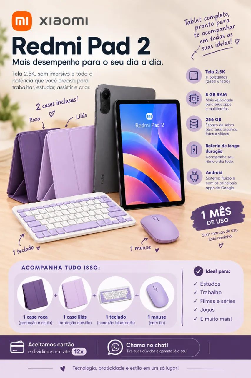 Vende-se Tablet XIAOMI REDMI PAD 2