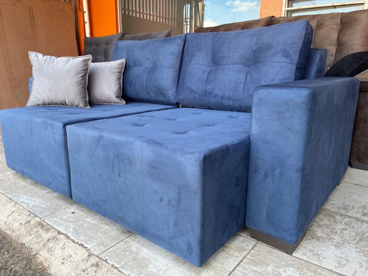 Sofá retrátil almofadado  - Foto 5