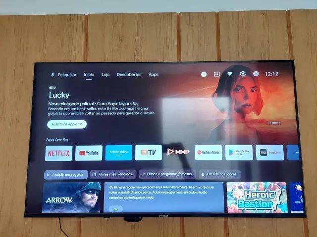 Smart TV AIWA 50 Polegadas com Android 4k Ultra HD