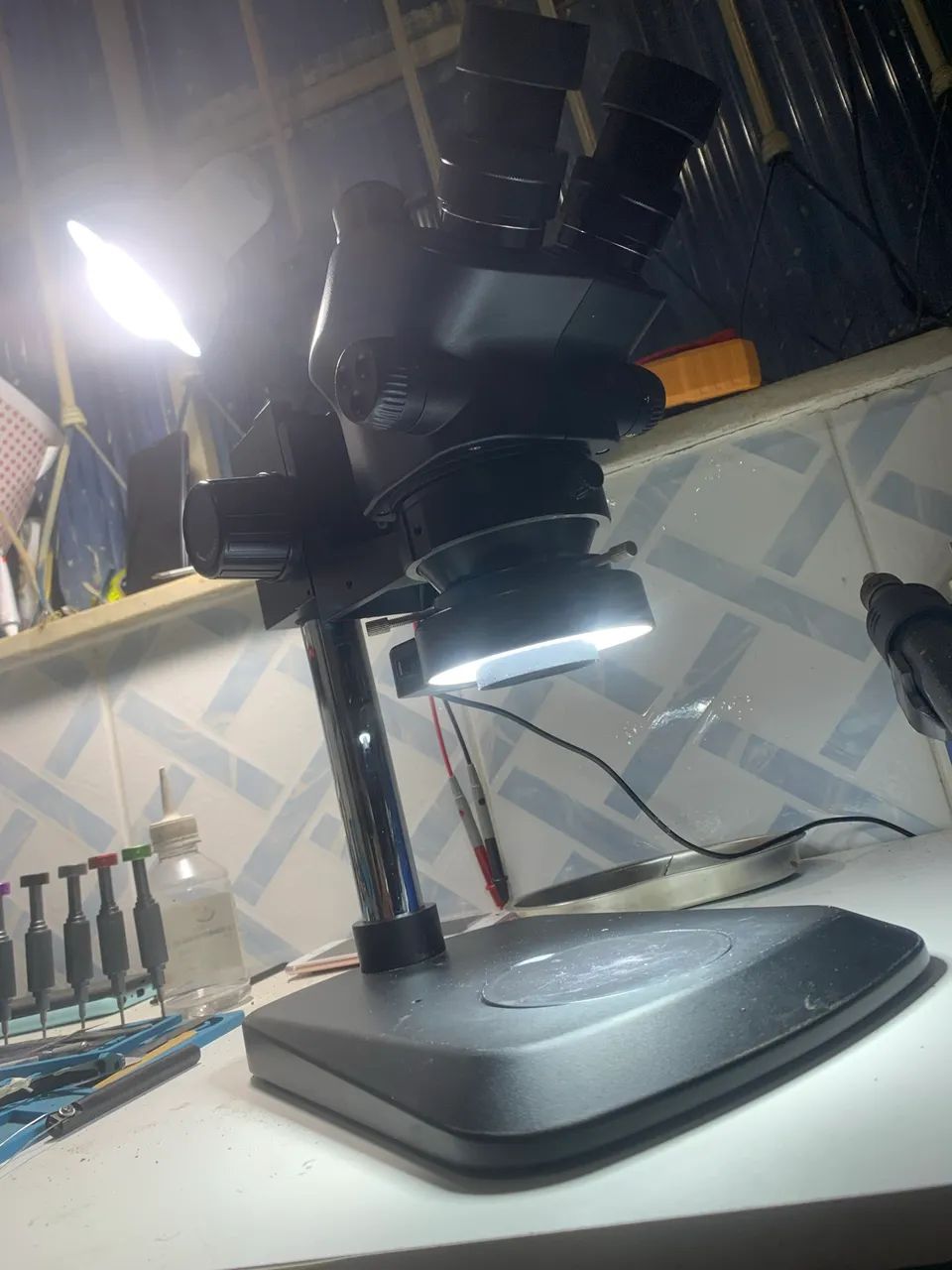 Vendo Microscópio trinocular  - Foto 2