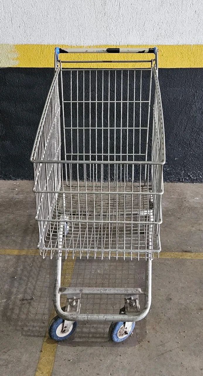 Carrinho supermercado usado, em ótimo estado. - Foto 4