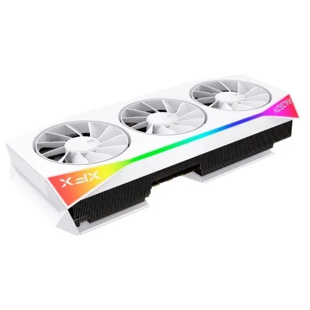 Placa de Vídeo XFX Mercury RX 9070 XT OC WHITE GAMING EDITION WITH AMD Radeon, RGB, 16GB,  - Foto 5