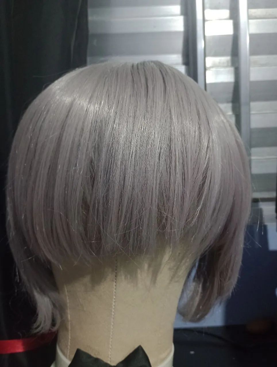Peruca Cinza para cosplay 
