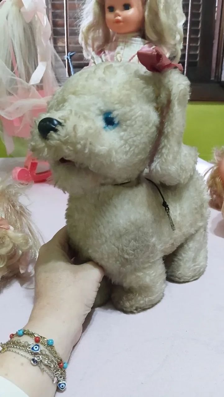 Lady Mimo - cachorra da década de 80 -  funcionando. Brinquedo Estrela 